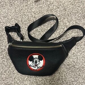 Mickey Mouse Club Disney Black Loungefly Belt Bag